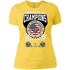 Nfl – Football Champions New Orleans Saints Super Bowl 2019 Women Cotton T-Shirt Women Cotton T-Shirt - parenttees