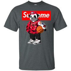 Supreme Bear Basketball T-shirt Men Cotton T-Shirt Men Cotton T-Shirt - parenttees