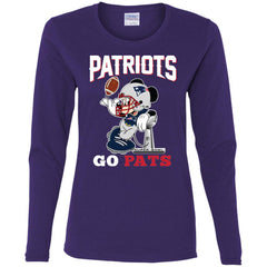 Go Pats - New England Patriots Super Bowl 2019 Mickey Mouse Football Nfl Women Long Sleeve Shirt Women Long Sleeve Shirt - parenttees