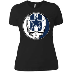 Dallas Cowboys Grateful Dead Steal Your Face Football Nfl Shirts Women Cotton T-Shirt