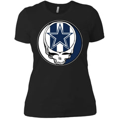 Dallas Cowboys Grateful Dead Steal Your Face Football Nfl Shirts Women Cotton T-Shirt Women Cotton T-Shirt - parenttees
