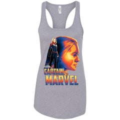 Captain Marvel Bold Sunset Portrait Women Tank Top Women Tank Top - parenttees