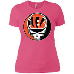 Cincinnati Bengals Grateful Dead Steal Your Face Football Nfl Shirts Women Cotton T-Shirt Women Cotton T-Shirt - parenttees