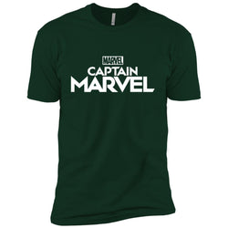 Marvel Captain Marvel Movie Logo White Men Short Sleeve T-Shirt