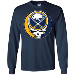 Buffalo Sabres Grateful Dead Steal Your Face Hockey Nhl Shirts Men Long Sleeve Shirt