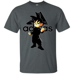 Goku Adidas Black T-shirt Men Cotton T-Shirt Men Cotton T-Shirt - parenttees