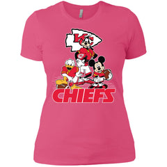 Mickey Mouse Kansas City Chiefs American Football Nfl Sports Shirt Women Cotton T-Shirt Women Cotton T-Shirt - parenttees