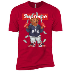 Supreme Bear Hot Trending T-shirt Men Short Sleeve T-Shirt Men Short Sleeve T-Shirt - parenttees