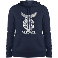 Versace Supervip Logo T-shirt Women Hooded Sweatshirt Women Hooded Sweatshirt - parenttees