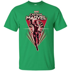 Marvel Captain Marvel Retro Style Flight Men Cotton T-Shirt Men Cotton T-Shirt - parenttees