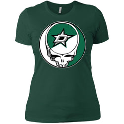 Dallas Stars Grateful Dead Steal Your Face Hockey Nhl Shirts Women Cotton T-Shirt