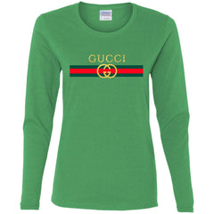 Gucci Logo Vintage Inspired Trend Women Long Sleeve Shirt Women Long Sleeve Shirt - parenttees