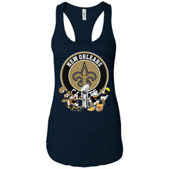 Nfl – New Orleans Saints Super Bowl 2019 Mickey Mouse Minnie Mouse Donald Duck Daisy Duck Football Women Tank Top Women Tank Top - parenttees