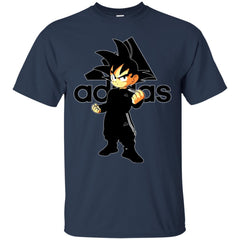 Goku Adidas Black T-shirt Men Cotton T-Shirt Men Cotton T-Shirt - parenttees