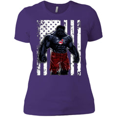 Giants Hulk Cleveland Indians T-shirt Flag Women Cotton T-Shirt Women Cotton T-Shirt - parenttees