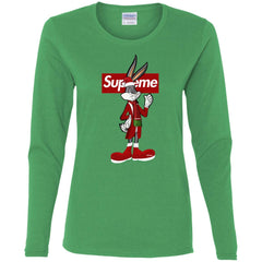 Supreme Rabbit Party T-shirt Women Long Sleeve Shirt Women Long Sleeve Shirt - parenttees