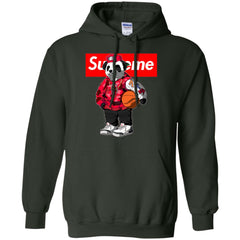 Supreme Bear Basketball T-shirt Pullover Hoodie Sweatshirt Pullover Hoodie Sweatshirt - parenttees