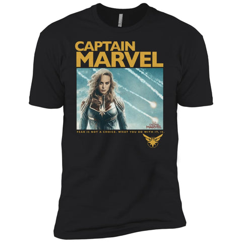 Captain Marvel Vintage Movie Poster Style Men Short Sleeve T-Shirt Black / X-Small Men Short Sleeve T-Shirt - parenttees