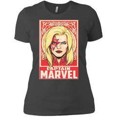 Captain Marvel Ornament Women Cotton T-Shirt Women Cotton T-Shirt - parenttees