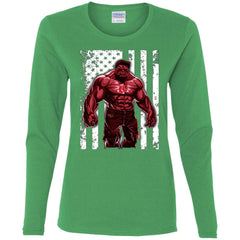 Giants Hulk Boston Red Sox T-shirt Flag Women Long Sleeve Shirt Women Long Sleeve Shirt - parenttees