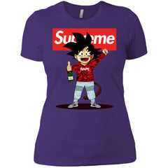 Supreme Songoku T-shirt Women Cotton T-Shirt Women Cotton T-Shirt - parenttees