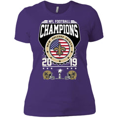 Nfl – Football Champions New Orleans Saints Super Bowl 2019 Women Cotton T-Shirt Women Cotton T-Shirt - parenttees