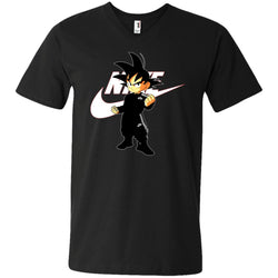 Best Goku Nike Gift Friends T-shirt Men V-Neck T-Shirt