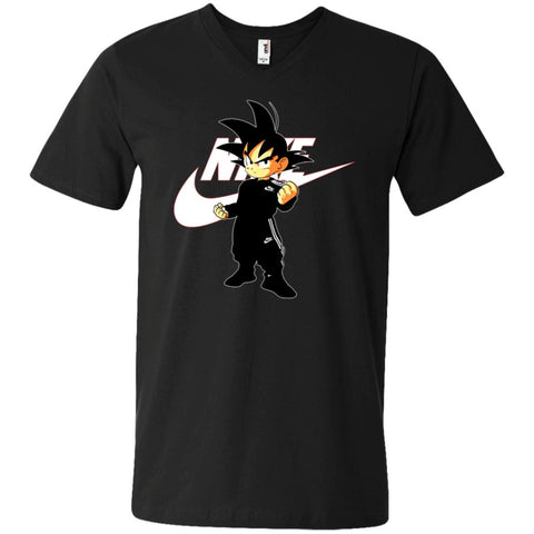 Best Goku Nike Gift Friends T-shirt Men V-Neck T-Shirt Black / S T-Shirts - parenttees