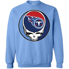 Tennessee Titans Grateful Dead Steal Your Face Football Nfl Shirts Crewneck Pullover Sweatshirt Crewneck Pullover Sweatshirt - parenttees