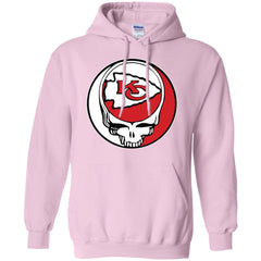 Kansas City Chiefs Grateful Dead Steal Your Face Football Nfl Shirts Pullover Hoodie Sweatshirt Pullover Hoodie Sweatshirt - parenttees