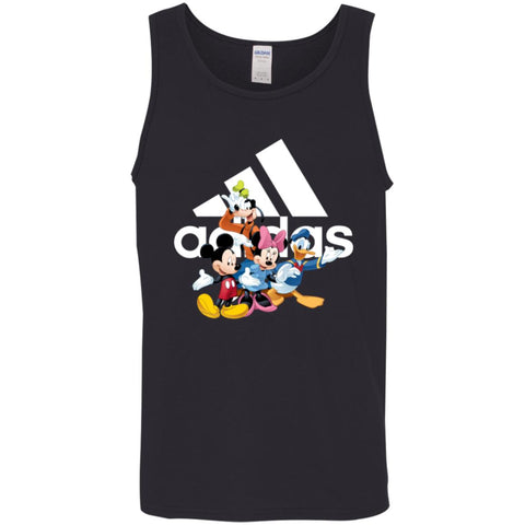 Aidas Mickey Mouse And Friends Disney T-shirt Men Cotton Tank Black / X-Small Men Cotton Tank - parenttees