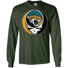 Jacksonville Jaguars Grateful Dead Steal Your Face Football Nfl Shirts Men Long Sleeve Shirt Men Long Sleeve Shirt - parenttees