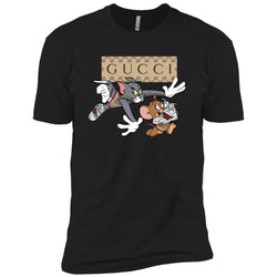 Gucci Tom And Jerry Cartoon T-shirt Men Short Sleeve T-Shirt