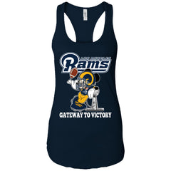 Los Angeles Rams Gateway To Victory Super Bowl 2019 Mickey Mouse Football Nfl Women Tank Top Women Tank Top - parenttees