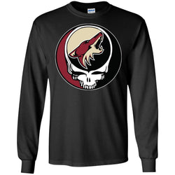 Arizona Coyotes Grateful Dead Steal Your Face Hockey Nhl Shirts Men Long Sleeve Shirt