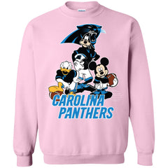 Mickey Mouse Carolina Panthers American Football Nfl Sports Shirt Crewneck Pullover Sweatshirt Crewneck Pullover Sweatshirt - parenttees