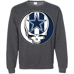 Dallas Cowboys Grateful Dead Steal Your Face Football Nfl Shirts Crewneck Pullover Sweatshirt Crewneck Pullover Sweatshirt - parenttees