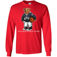 Polo Bear Ralph Lauren Shirt Men Long Sleeve Shirt Men Long Sleeve Shirt - parenttees