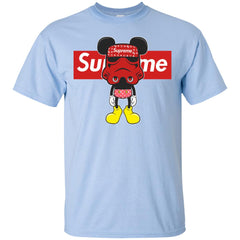 Supreme Robot Mickey Hot T-shirt Men Cotton T-Shirt Men Cotton T-Shirt - parenttees