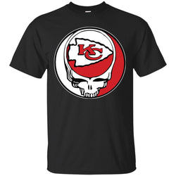 Kansas City Chiefs Grateful Dead Steal Your Face Football Nfl Shirts Men Cotton T-Shirt