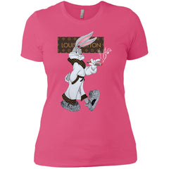 Louis Vuitton Rabbit Smoking Shirt Women Cotton T-Shirt Women Cotton T-Shirt - parenttees