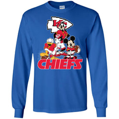 Mickey Mouse Kansas City Chiefs American Football Nfl Sports Shirt Men Long Sleeve Shirt Men Long Sleeve Shirt - parenttees