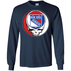 New York Rangers Grateful Dead Steal Your Face Hockey Nhl Shirts Men Long Sleeve Shirt