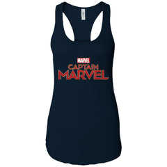 Marvel Captain Marvel Movie Logo Red Women Tank Top Women Tank Top - parenttees