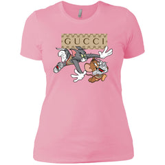 Gucci Tom And Jerry Cartoon T-shirt Women Cotton T-Shirt Women Cotton T-Shirt - parenttees