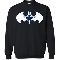 We Are The Dallas Cowboys Batman Nfl Mashup Crewneck Pullover Sweatshirt Crewneck Pullover Sweatshirt - parenttees