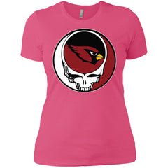 Arizona Cardinals Grateful Dead Steal Your Face Football Nfl Shirts Women Cotton T-Shirt Women Cotton T-Shirt - parenttees