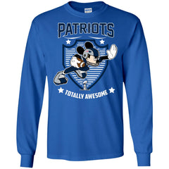 Nfl – New England Patriots Totally Awesome Mickey Mouse Super Bowl 2019 Football Men Long Sleeve Shirt Men Long Sleeve Shirt - parenttees