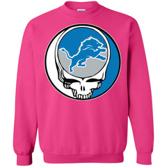 Detroit Lions Grateful Dead Steal Your Face Football Nfl Shirts Crewneck Pullover Sweatshirt Crewneck Pullover Sweatshirt - parenttees