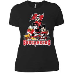 Mickey Mouse Tampa Bay Buccaneers American Football Nfl Sports Shirt Women Cotton T-Shirt